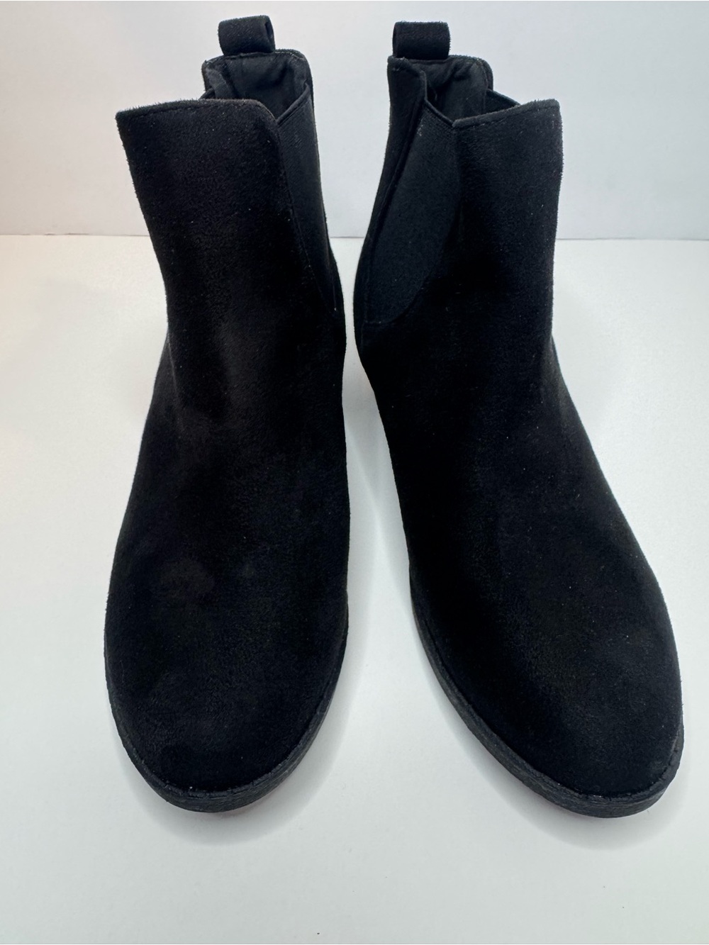 The Unbranded Brand Black Suede Ankle Boots Womens Size EU38